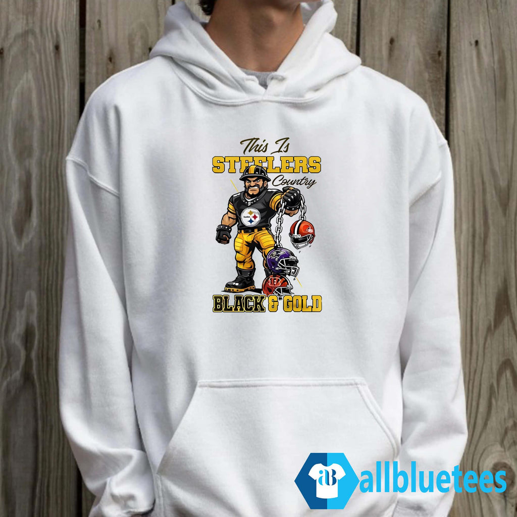This Is Steelers Country Black And Gold Shirt