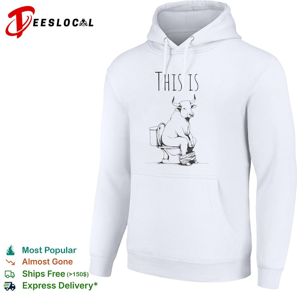 This is a Bull on the Toilet Shirt