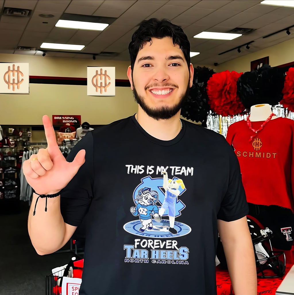 This is my team forever Tar Heels North Carolina mascot shirt