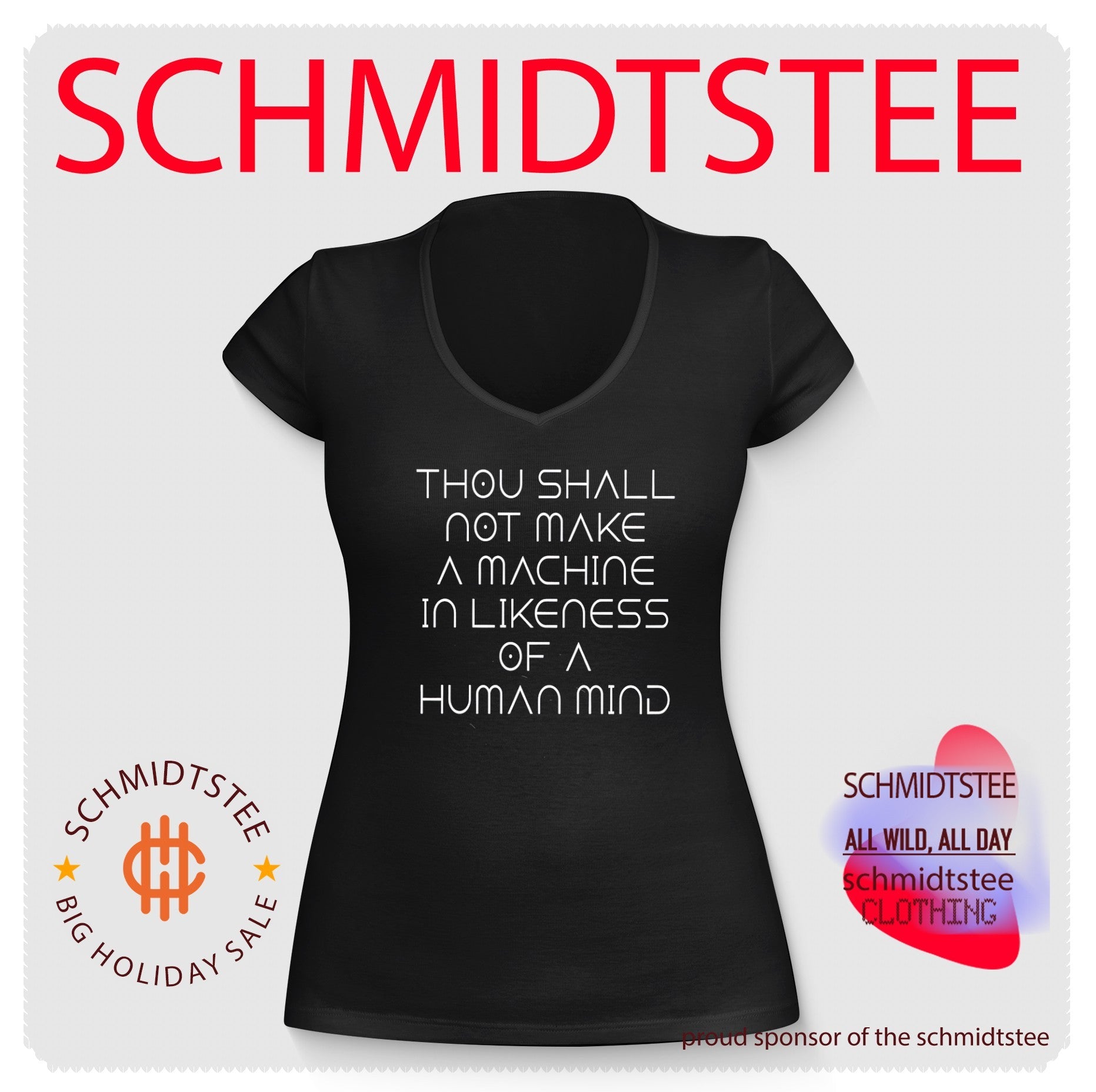 Thou shalt not make a machine in likeness of a human mind shirt