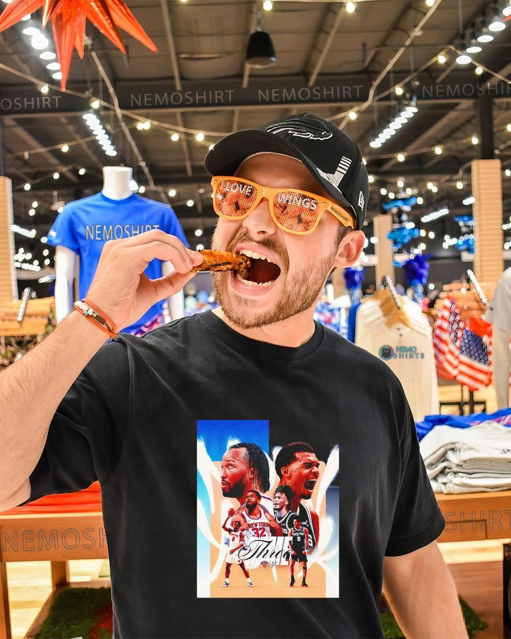 Three 2026 NBA Finals Knicks and Spurs highlights matchup shirt