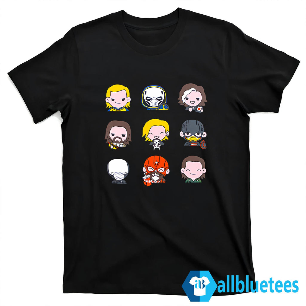 Thunderbolts Chibi Cartoon Characters Shirt