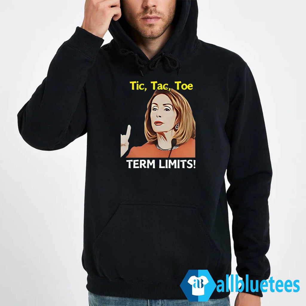 Nancy Pelosi Tic Tac Toe Term Limits Heavyweight Shirt
