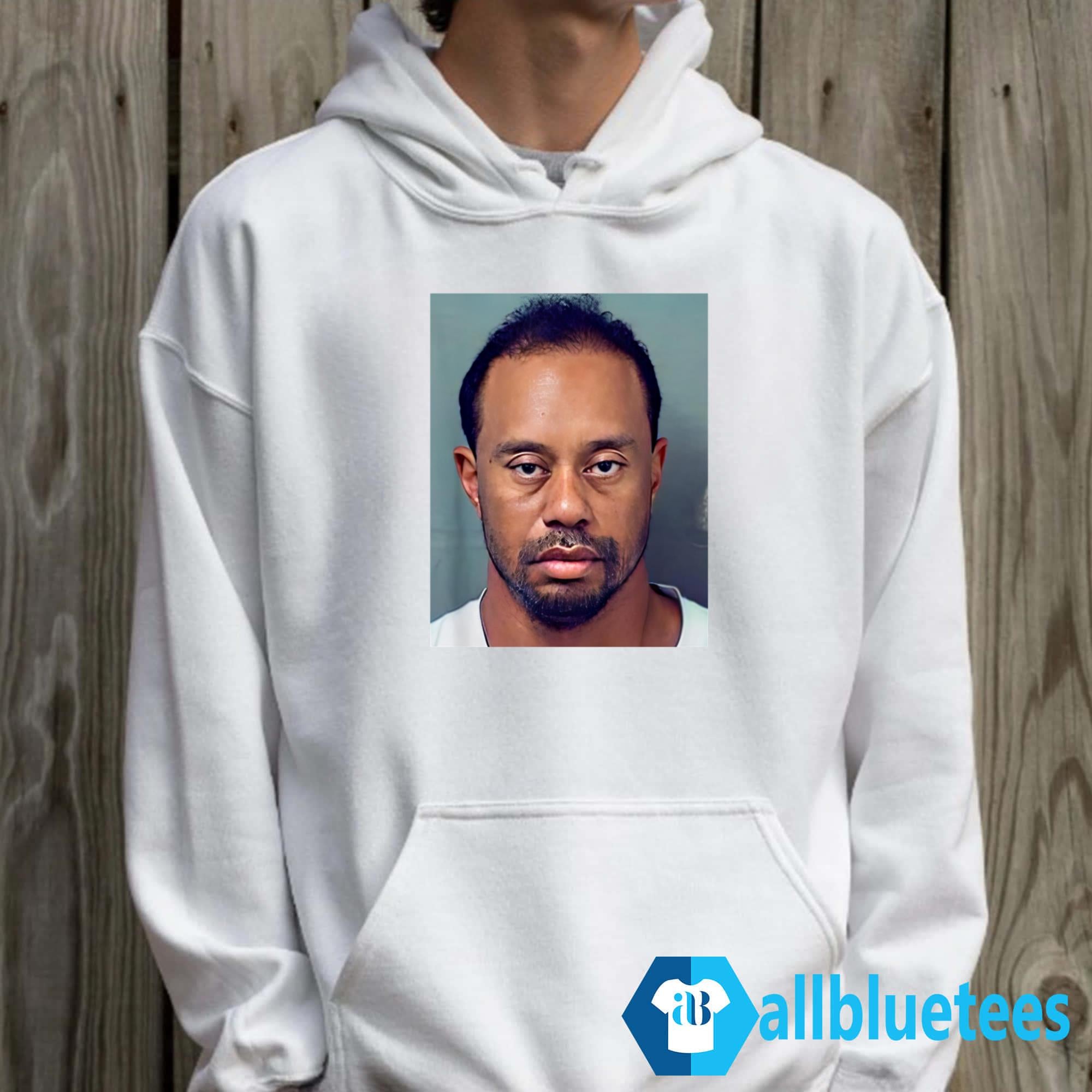 Tiger Woods Mugshot Shirt