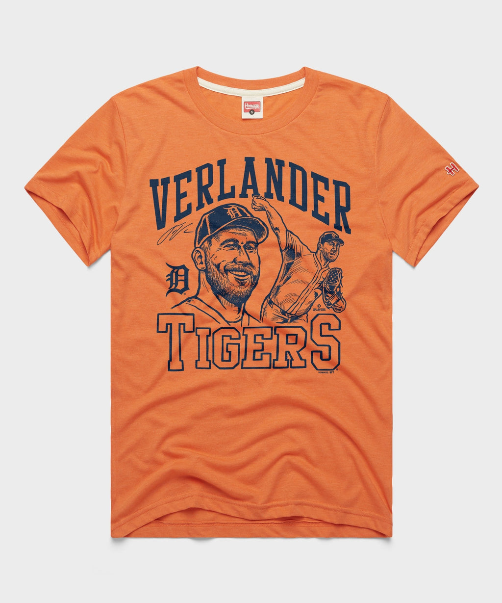 Tigers Justin Verlander Signature Portrait