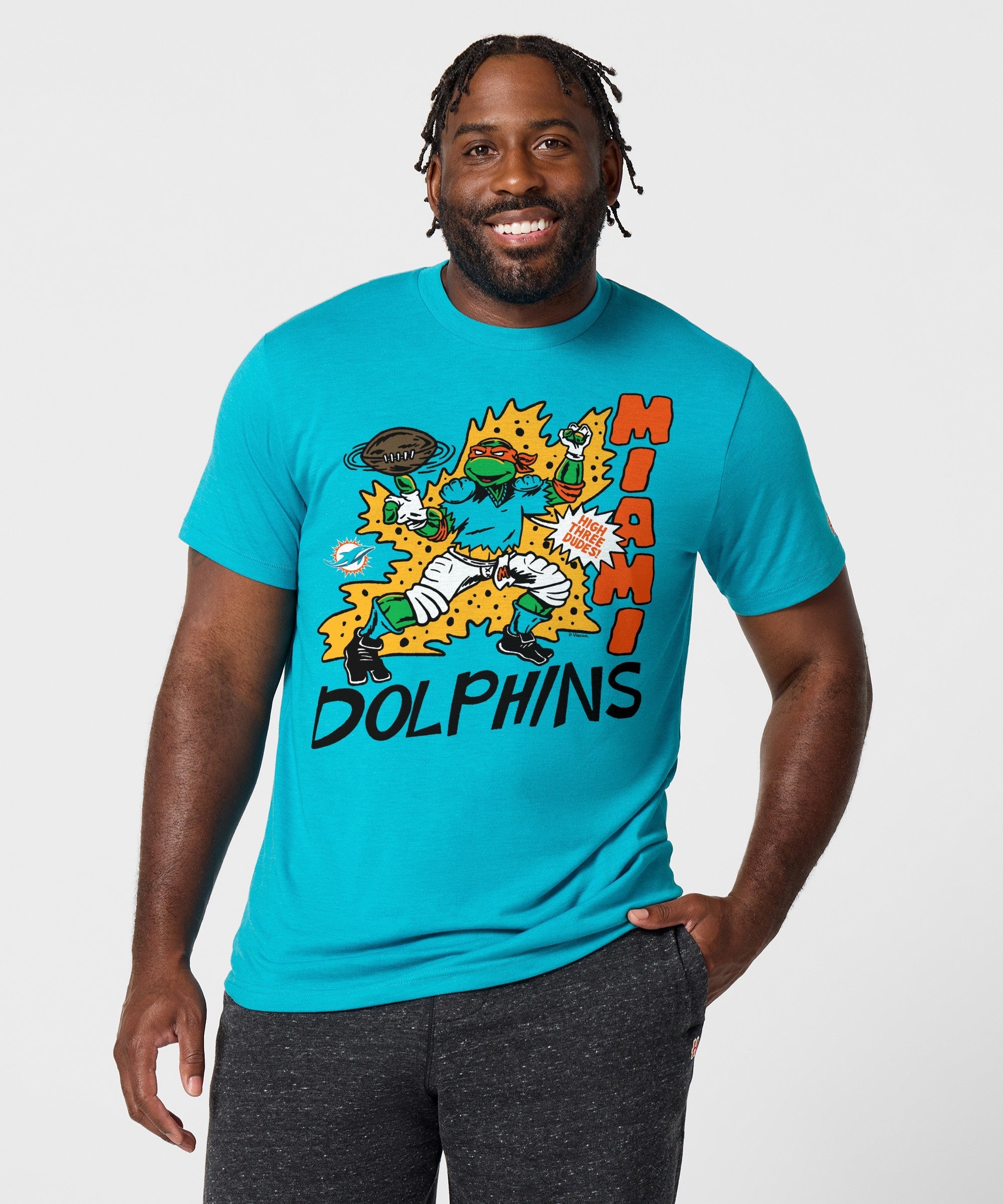 TMNT Michelangelo x Miami Dolphins
