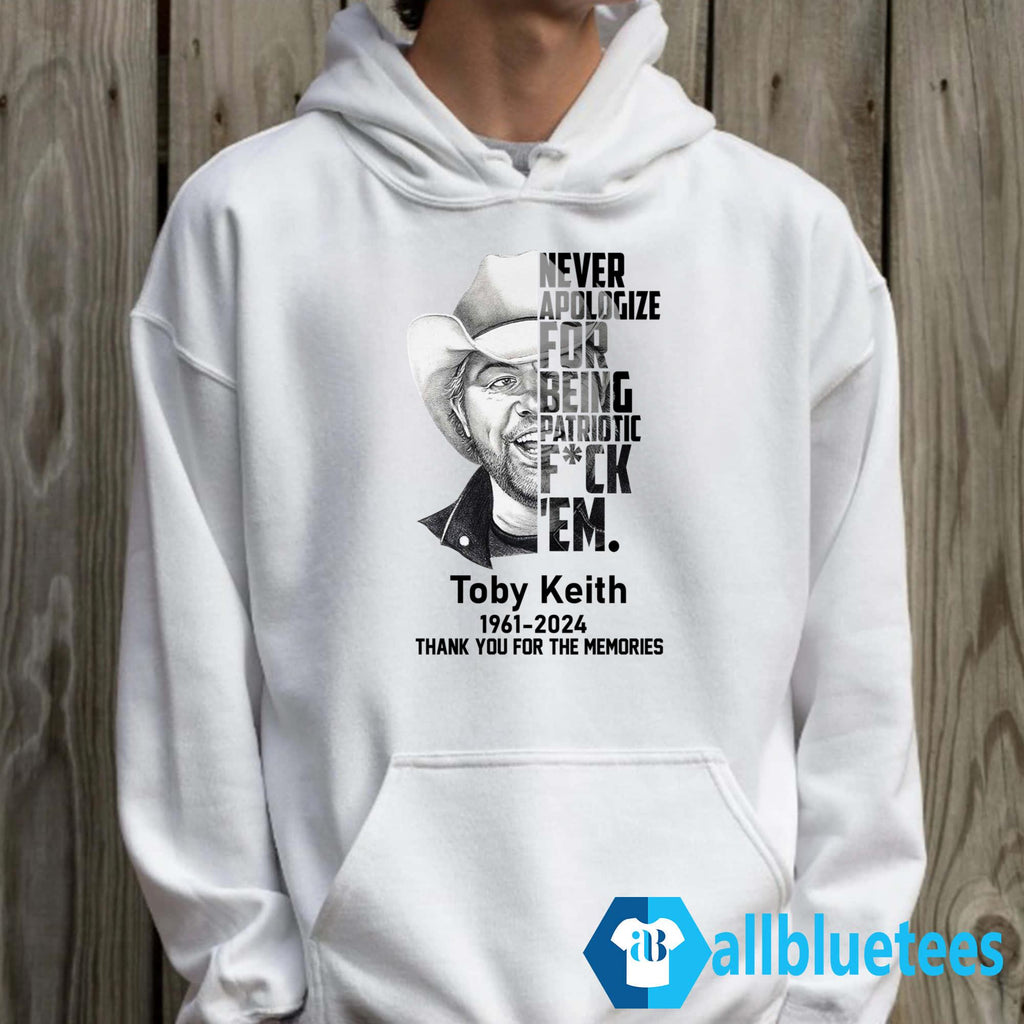 Toby Keith Never Apologize For Being Patriotic Shirt
