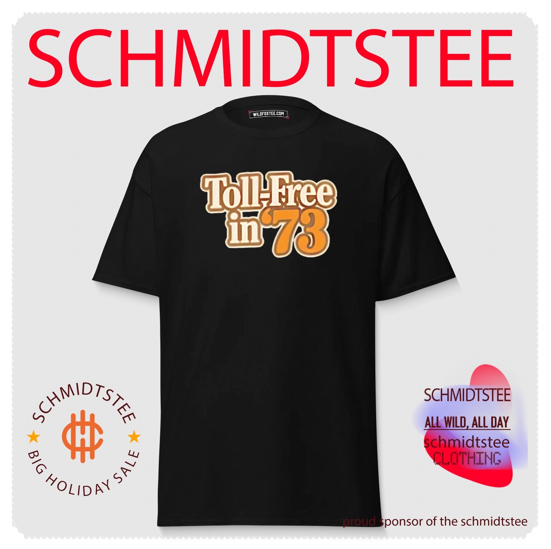 Toll-Free in ’73 1973 telephone nostalgia shirt
