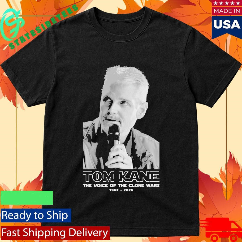 Tom Kane Memorial The Legendary Voice Actor Fan Tribute Shirt
