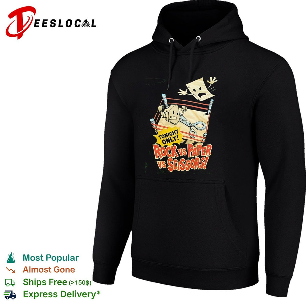 Tonight Only Rock vs Paper vs Scissors Game Night shirt