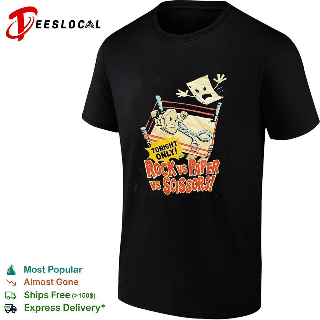 Tonight Only Rock vs Paper vs Scissors Game Night shirt