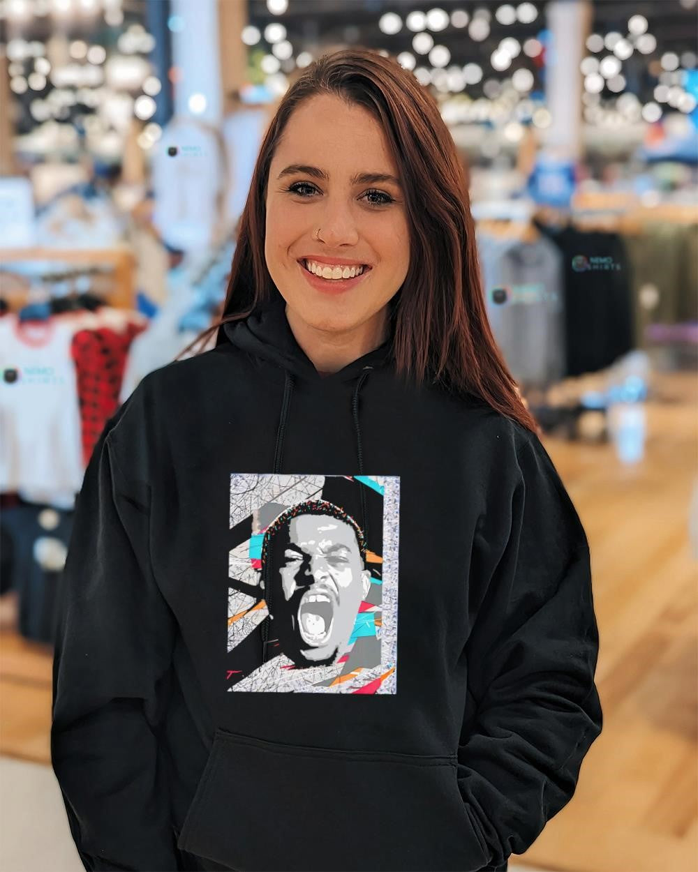 Tony Parker San Antonio Spurs graphic portrait shirt
