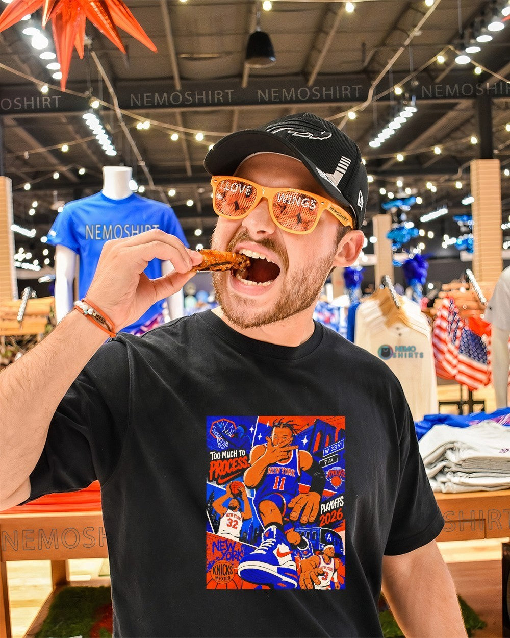 Too much to process New York Knicks Playoffs 2026 shirt