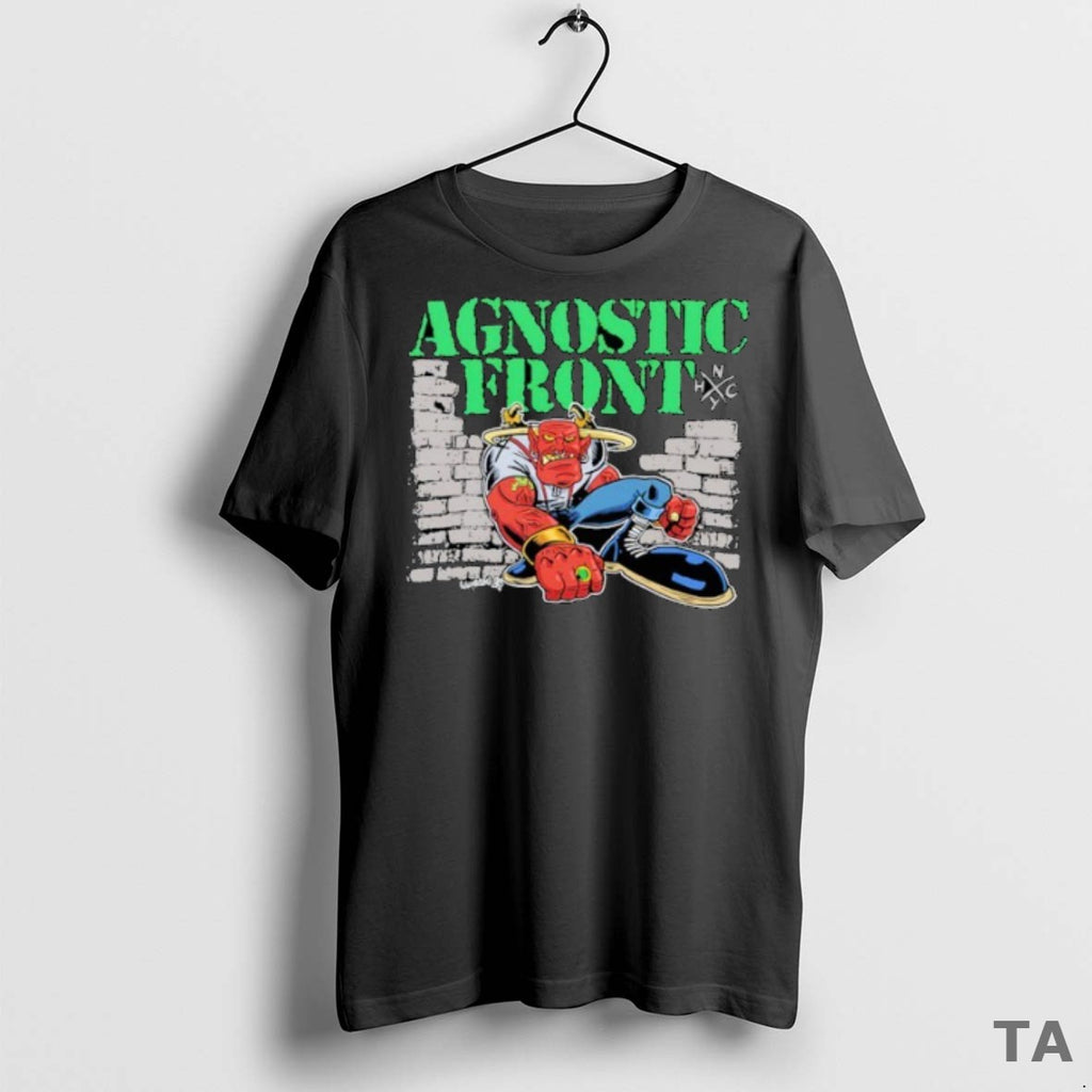 Top Agnostic Front Lambrou Beast T Shirt Sweater