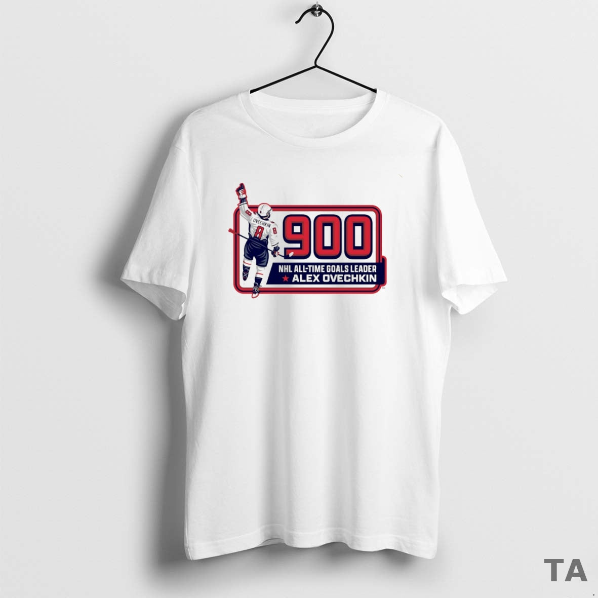 Top Alex Ovechkin 900 Goals Nhl All Time Goals Leader Washington Capitals Circle Shirt Hoodie Sweatshirt | PurePodTees.com