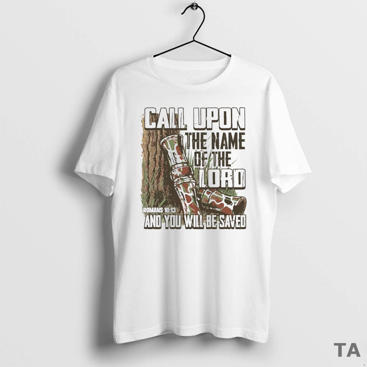 Top Call Upon The Name Of The Lord And You Will Be Saved Romans 10 Shirt Hoodie Sweatshirt | PurePodTees.com