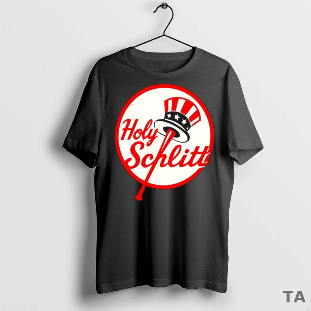 Top Cam Schlittler Holy Schlitt New York Yankees Logo Parody T Shirt Sweater