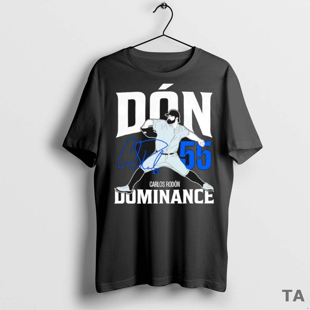 Top Carlos Rodon 55 New York Yankees Don Dominance Signature T Shirt Sweater