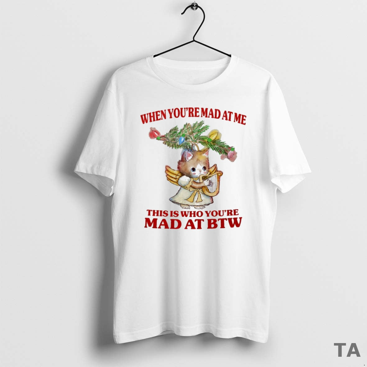 Top Cat When Youre Mad At Me This Is Who Youre Mad At Btw Circle Shirt Hoodie Sweatshirt | PurePodTees.com