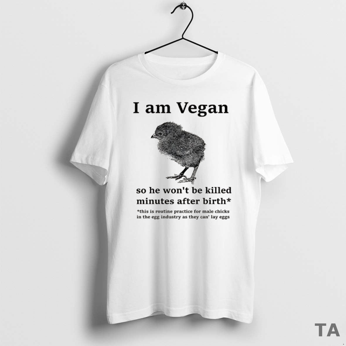 Top Chicks I Am Vegan So He Wont Be Killed Minutes After Birth Shirt Hoodie Sweatshirt | PurePodTees.com