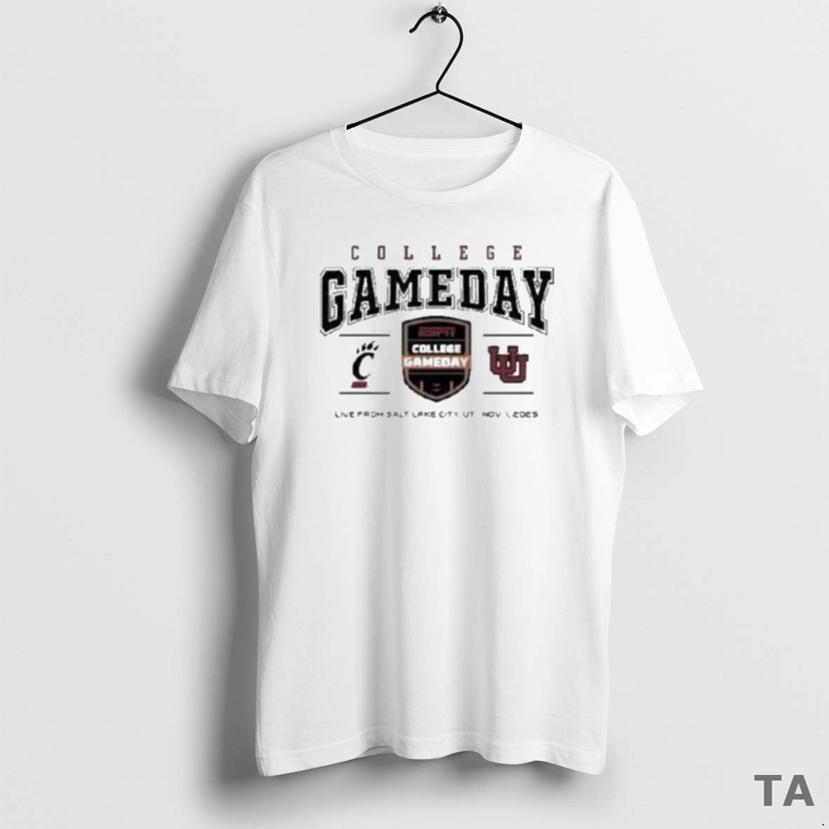 Top Cincinnati Bearcats Vs Utah Utes College Gameday Live From Salt Lake City Ut Nov Shirt Hoodie Sweatshirt
