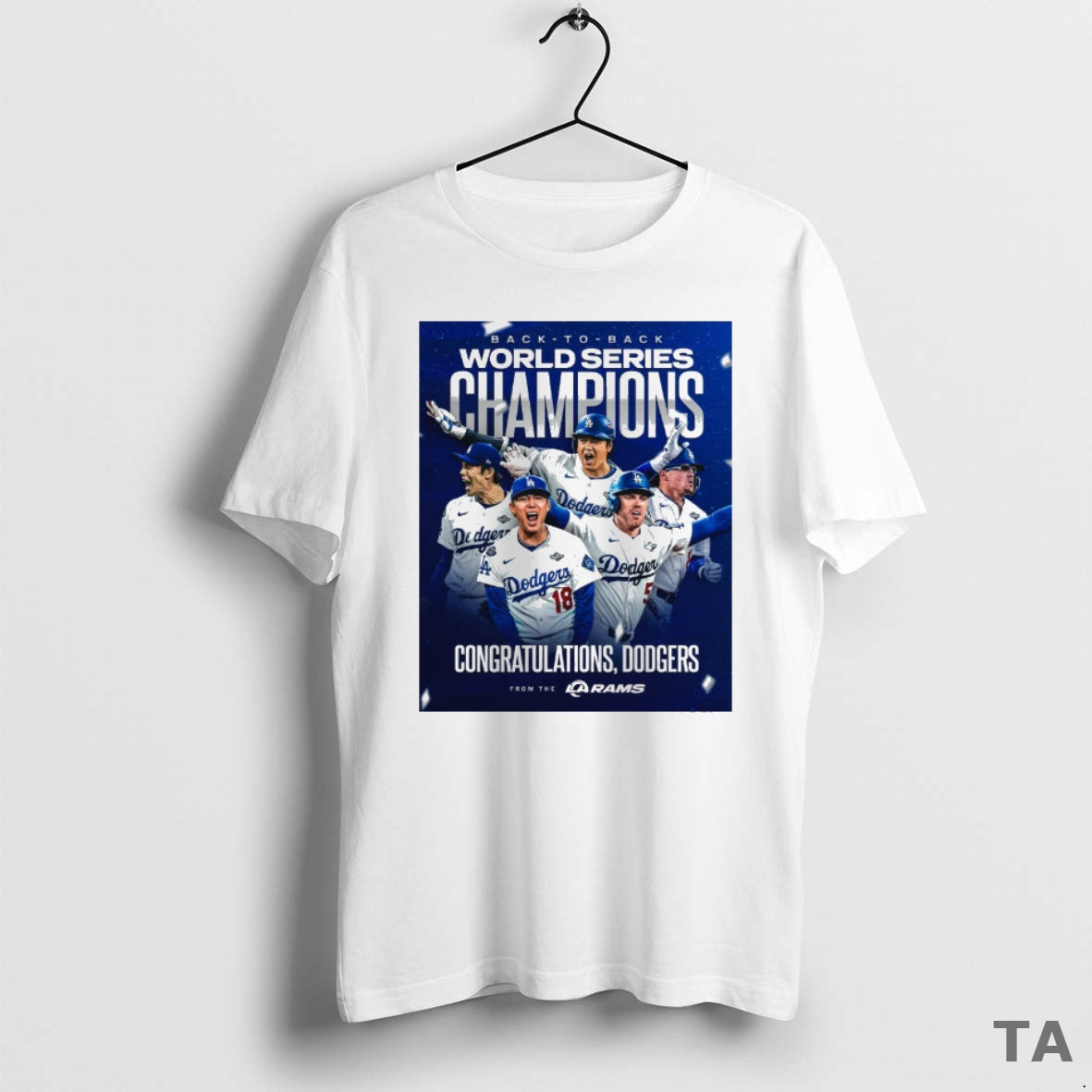 Top Congratulations Los Angeles Dodgers Back To Back World Series Champions 2025 From The La Shirt Hoodie Sweatshirt