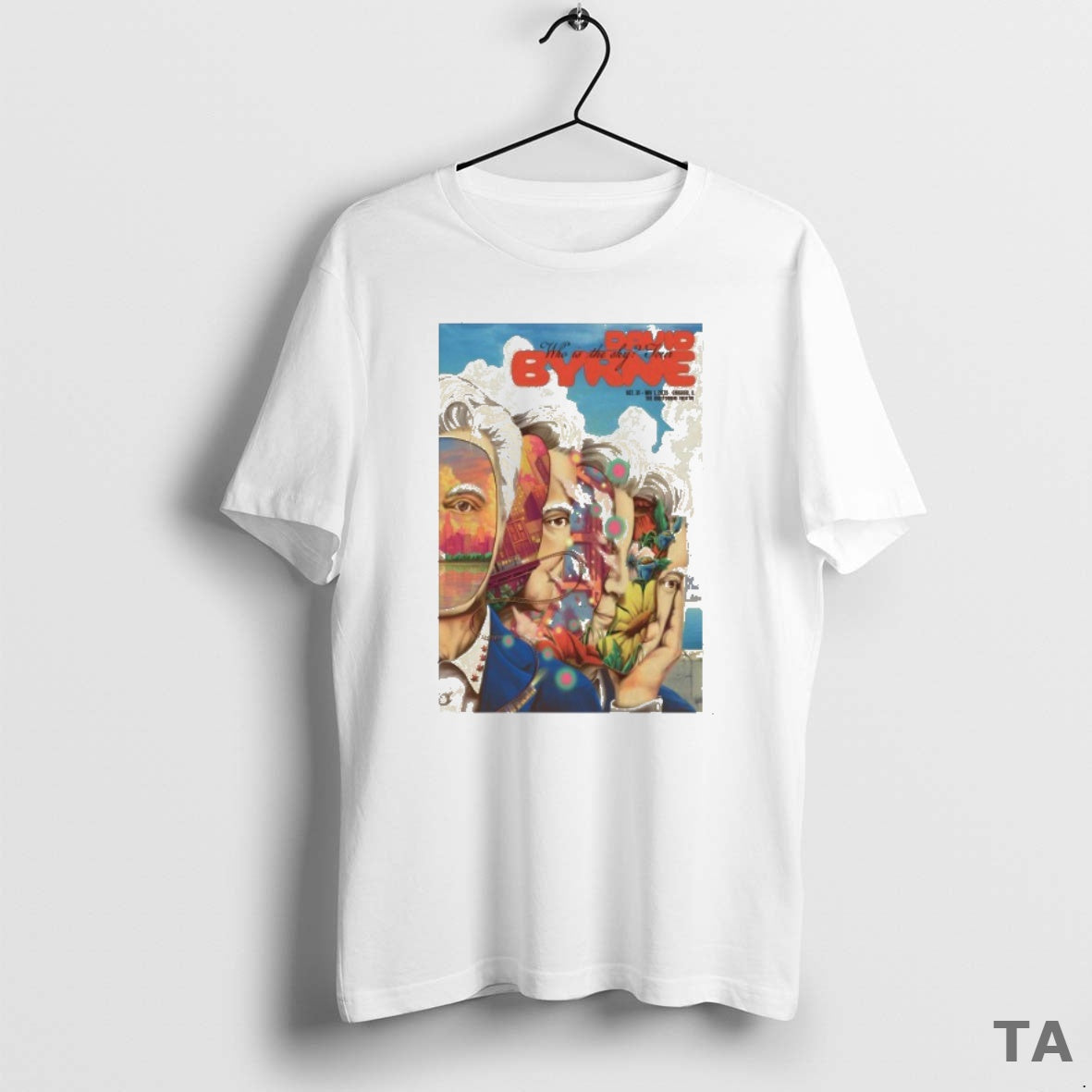 Top David Byrne Who Is The Sky Tour Chicago On October 31 Nov 1 2025 Shirt Hoodie Sweatshirt | PurePodTees.com