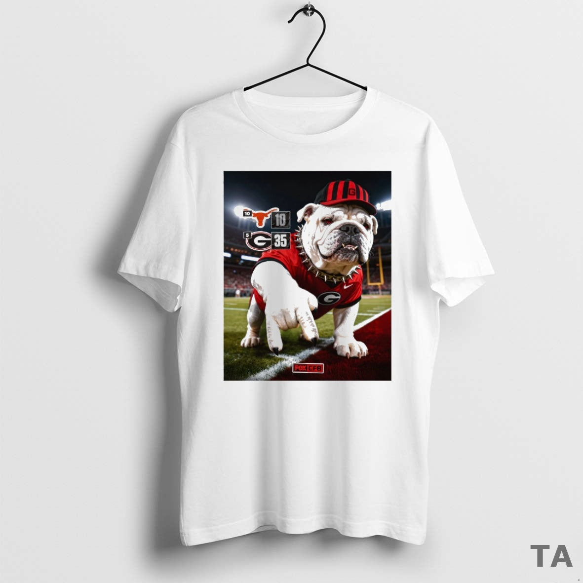 Top Georgia Bulldogs Take Down Texas Longhorns Final Score 35 10 November 15 2025 Shirt Hoodie Sweatshirt | PurePodTees.com