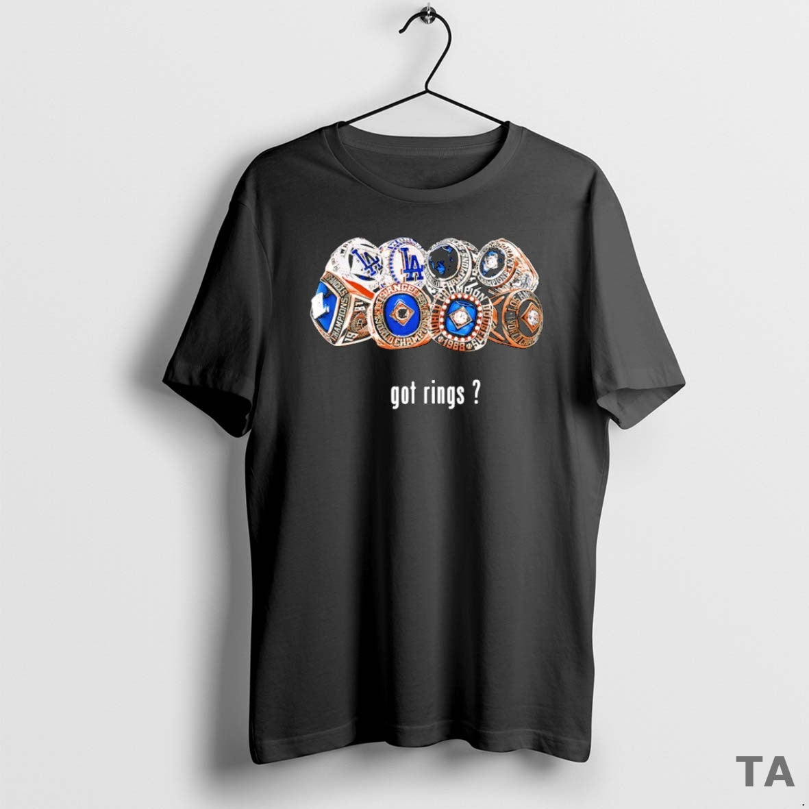 Top Got Rings 9 Time Los Angeles Dodgers Baseball Back To Back 2025 World Series Shirt Hoodie Sweatshirt | PurePodTees.com