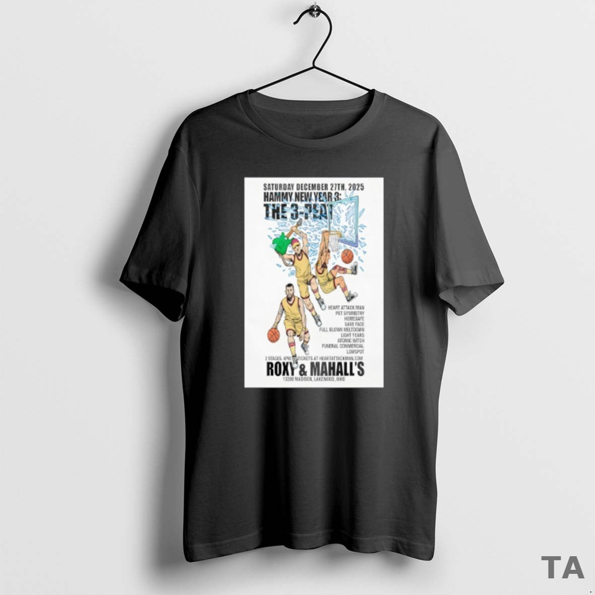 Top Hammy New Year 3 The 3 Peat Lakewood Ohio Dec 27 2025 Shirt Hoodie Sweatshirt | PurePodTees.com