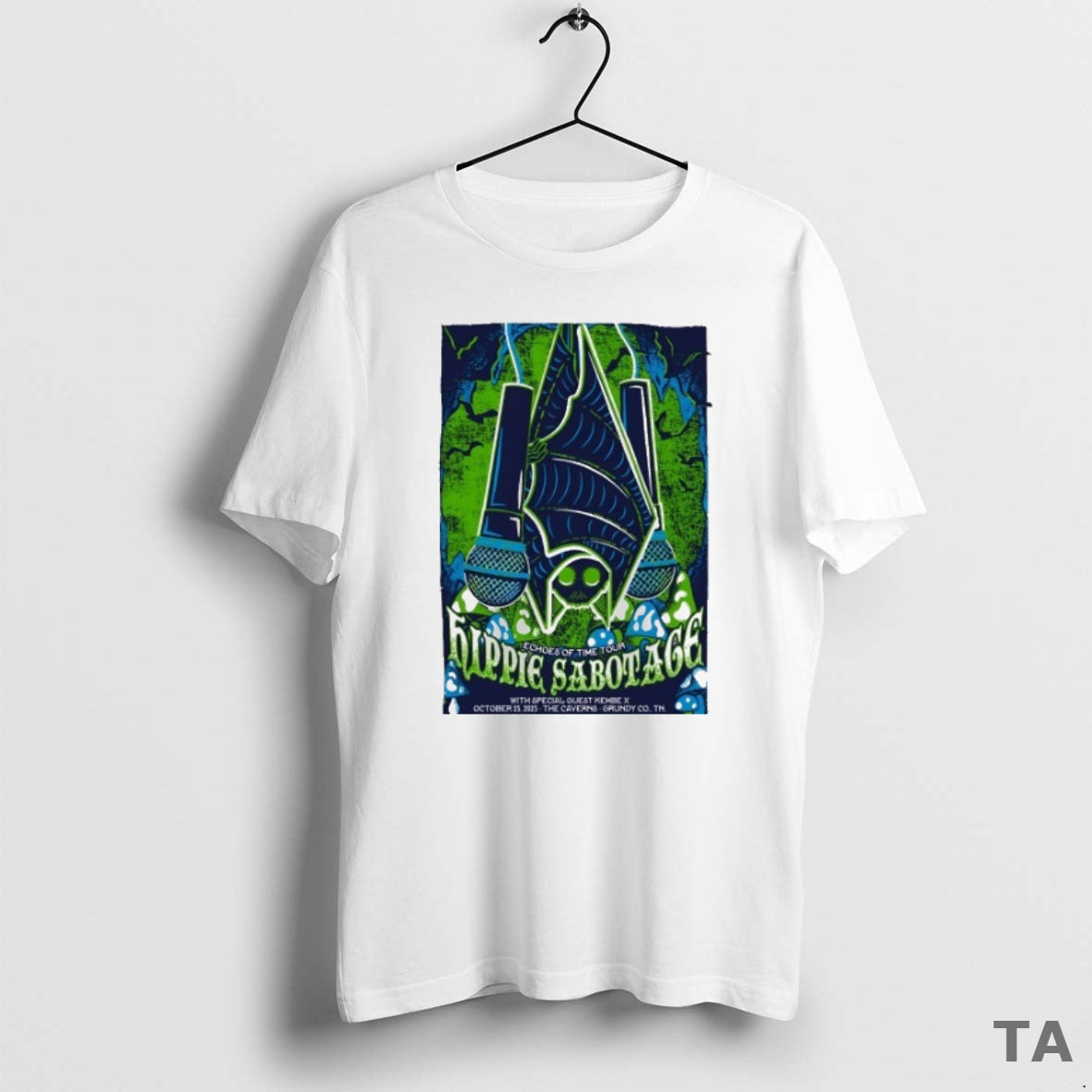 Top Hippie Sabotage Echoes Of Time Tour Oct 25 2025 Grundy Co Tn Shirt Hoodie Sweatshirt | PurePodTees.com