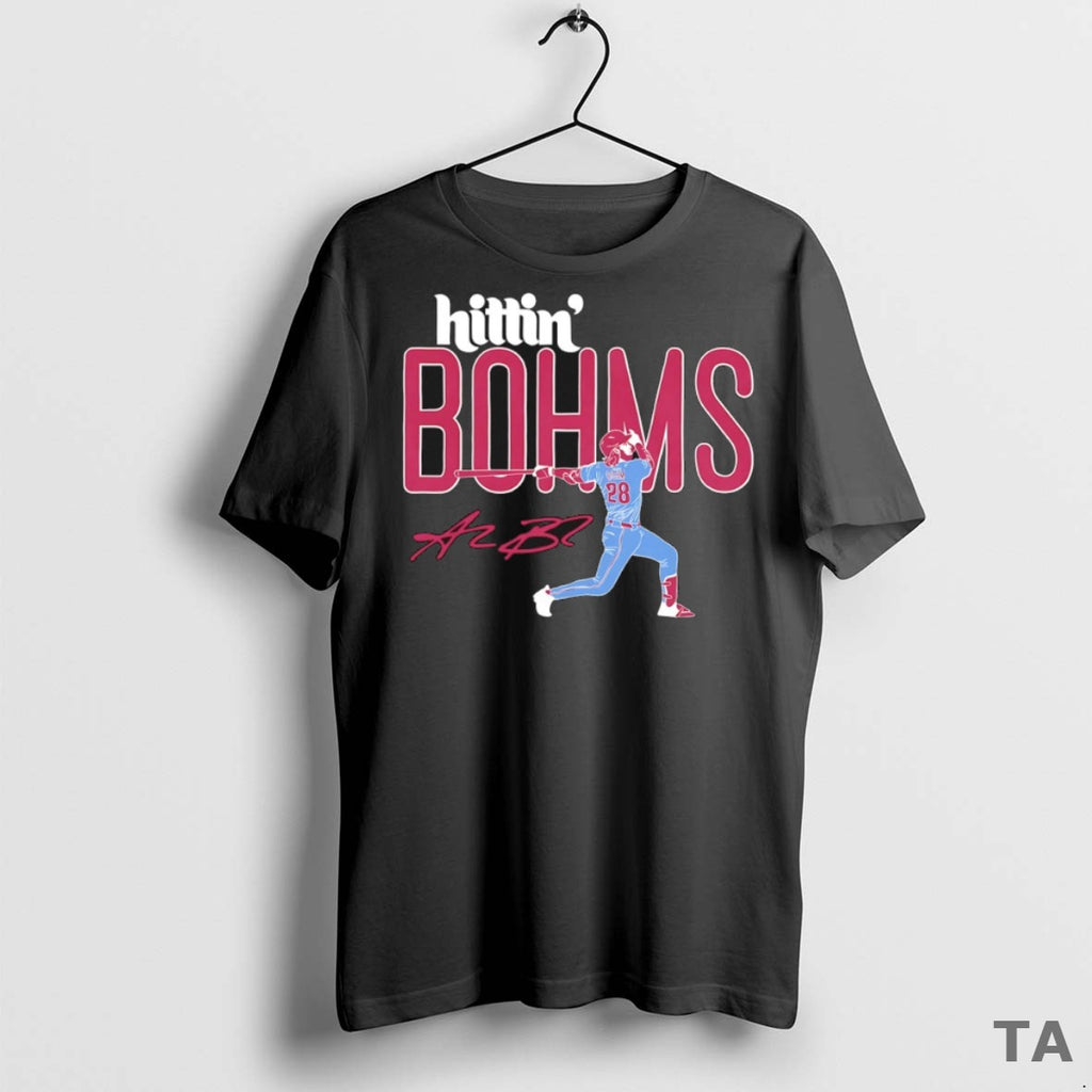 Top Hittin Bohms Philadelphia Phillies Baseball Alec Bohm Signature T Shirt Sweater