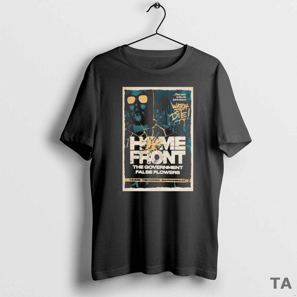 Top Home Front November 21 2025 Thee Parkside San Francisco Ca Tour Artwork Shirt Hoodie Sweatshirt | PurePodTees.com
