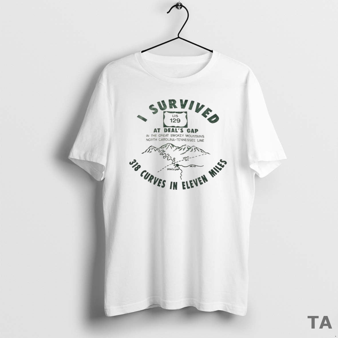 Top I Survived Us 129 At Deals Gap 318 Curves In Eleven Miles Shirt Hoodie Sweatshirt | PurePodTees.com