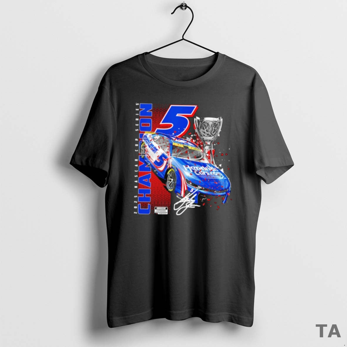 Top Kyle Larson Hendrick Motorsports Team Collection 2025 Nascar Cup Series Champion Car Shirt Hoodie Sweatshirt