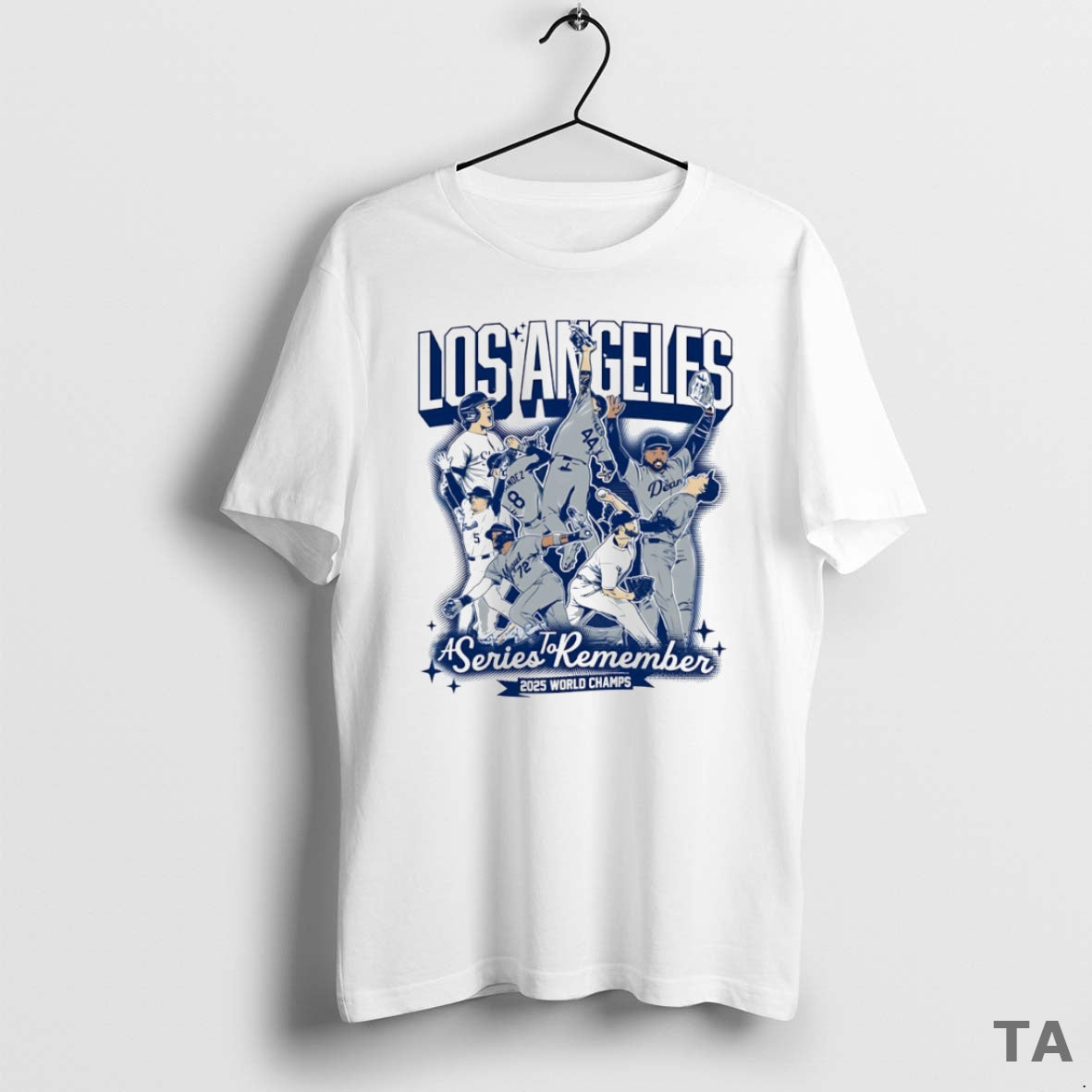 Top Los Angeles Dodgers Baseball 2025 World Champs A Series To Remember Circle Shirt Hoodie Sweatshirt | PurePodTees.com