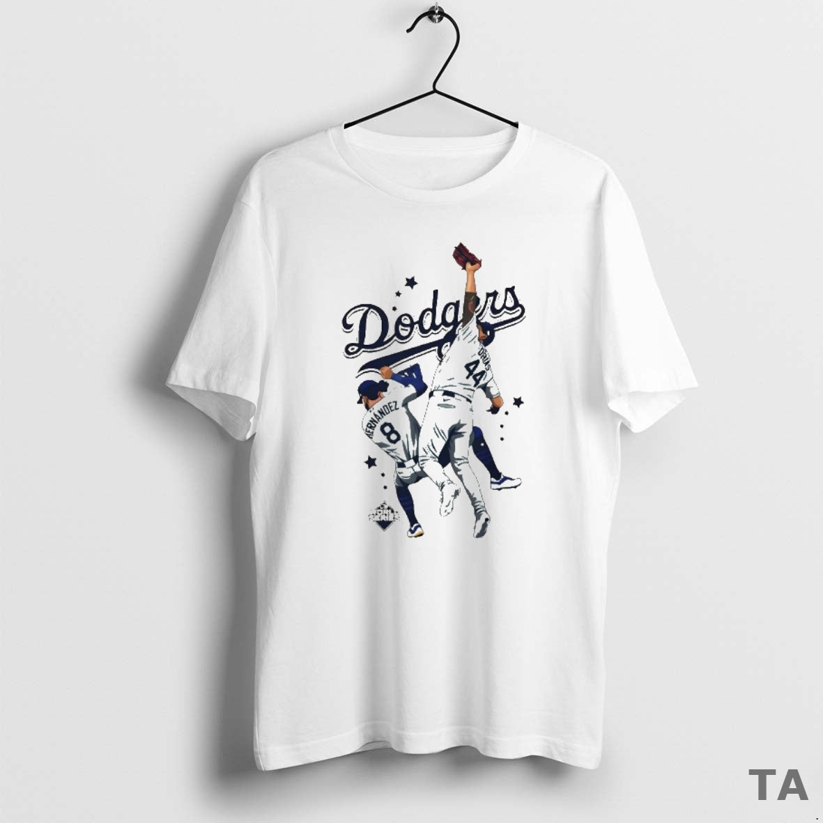 Top Los Angeles Dodgers Kike Hernandez And Andy Pages Catch 2025 World Series Champs Shirt Hoodie Sweatshirt