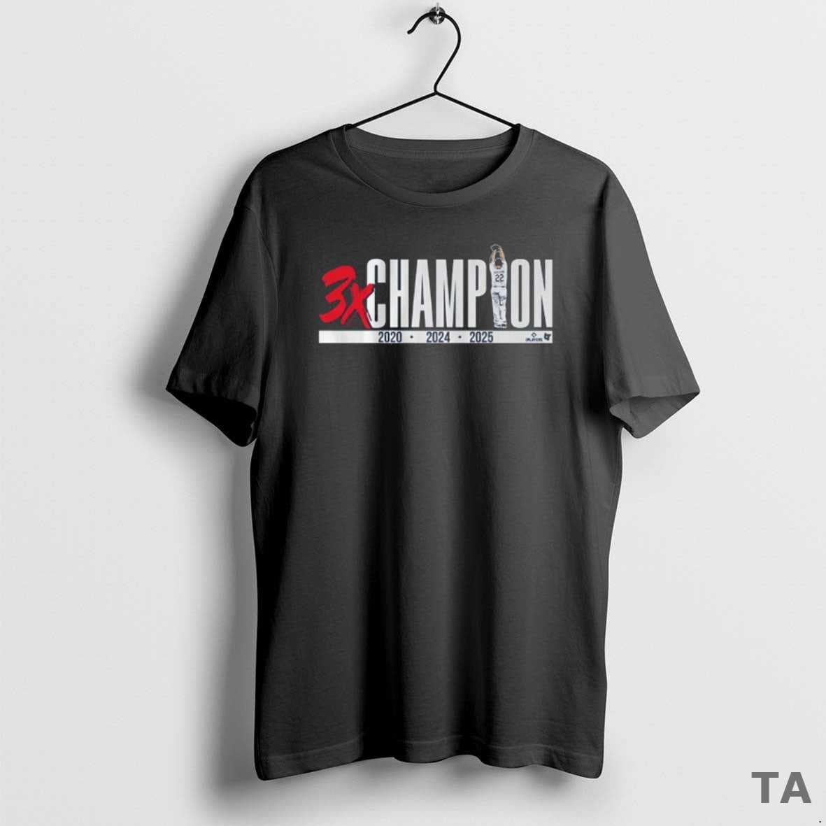 Top Los Angeles Dodgers Mlb Clayton Kershaw Three Time Champion 2020 2024 2025 Shirt Hoodie Sweatshirt | PurePodTees.com