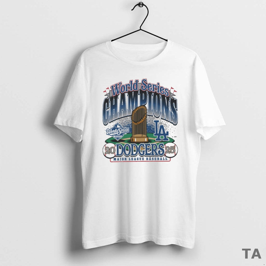 Top Los Angeles Dodgers Win Toronto Blue Jays 2025 Mlb World Series Champions 47 Shirt Hoodie Sweatshirt | PurePodTees.com