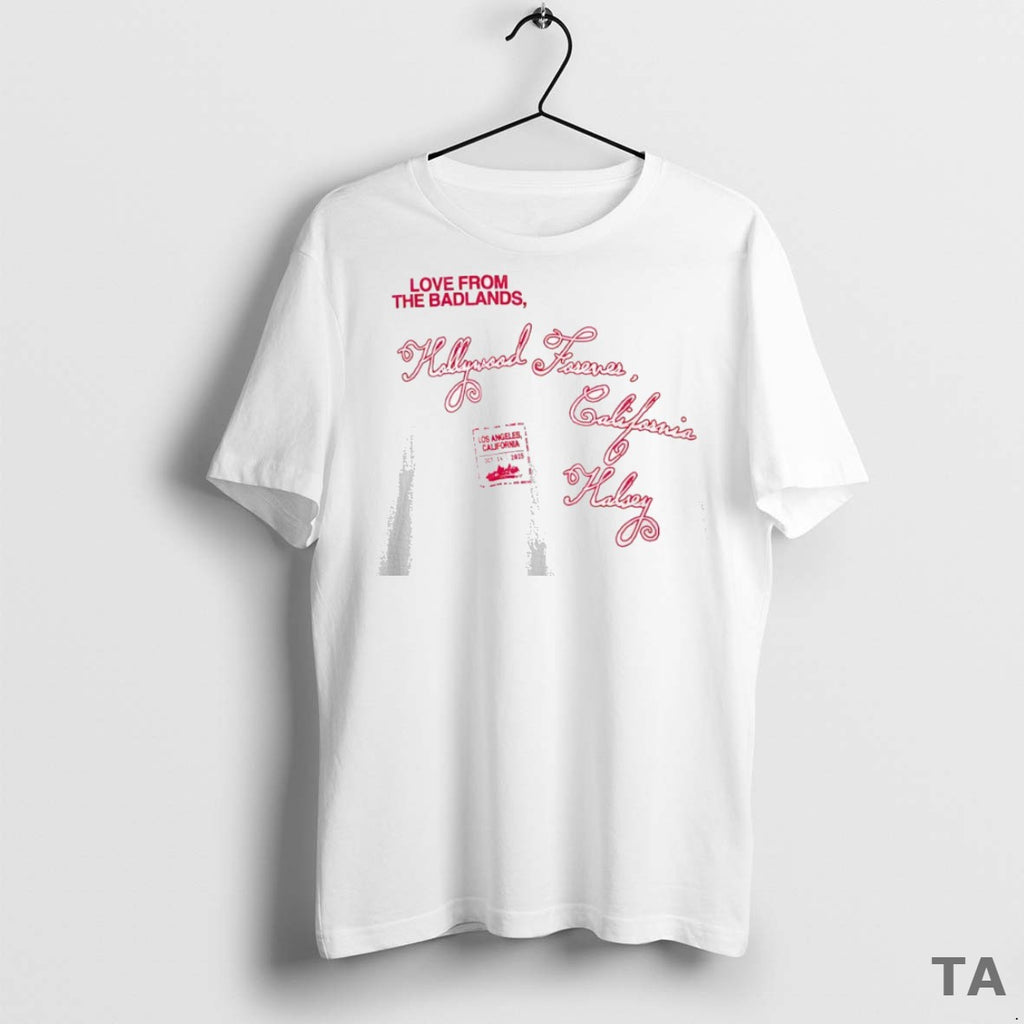 Top Love From Badlands Hollywood Forever California Halsey T Shirt Sweater