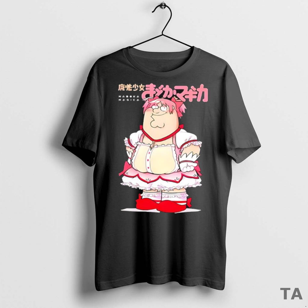 Top Madoka Peter Griffin Family Guy Puella Magi Madoka Magica Anime T Shirt Sweater