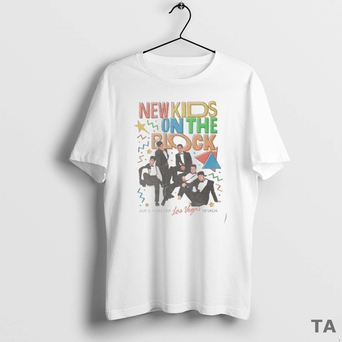 Top New Kids On The Block The Right Stuff Las Vegas Nevada Vintage Dolby Live Shirt Hoodie Sweatshirt | PurePodTees.com