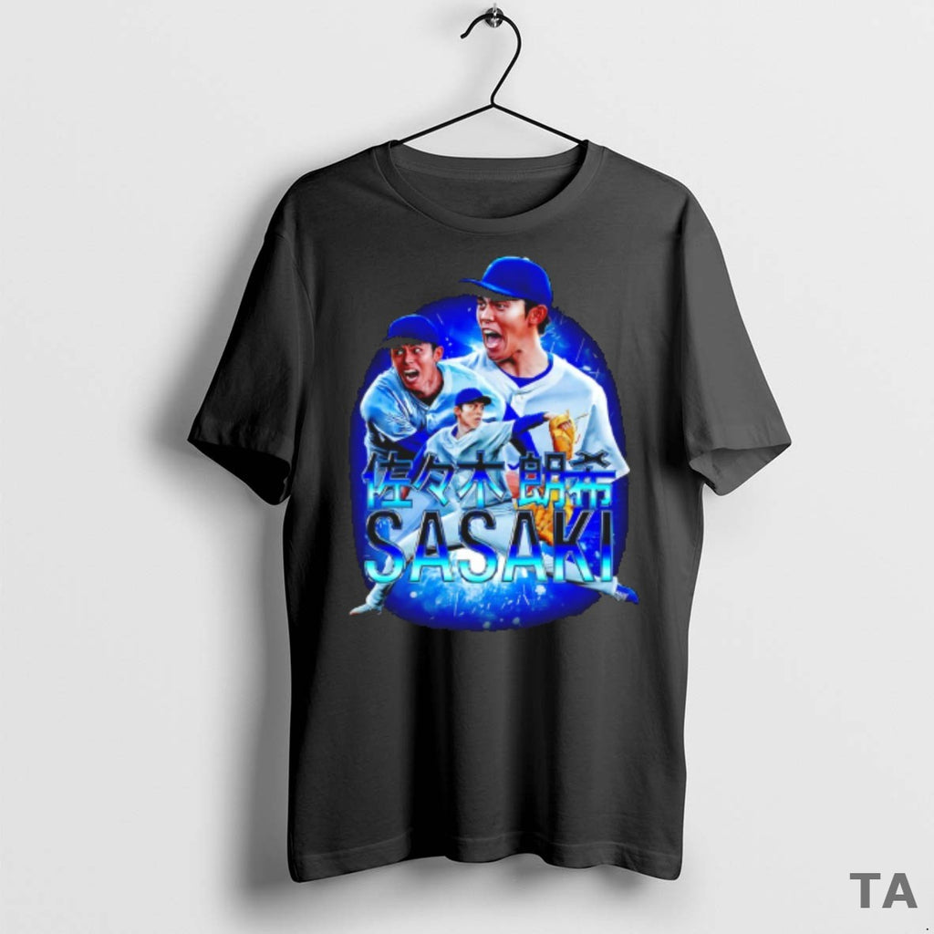 Top Roki Sasaki Los Angeles Dodgers Starting Pitcher Graphic T Shirt Sweater