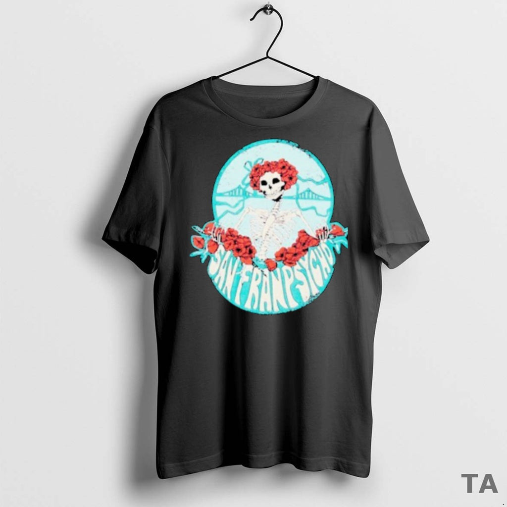 Top San Franpsycho Grateful Bones T Shirt Sweater