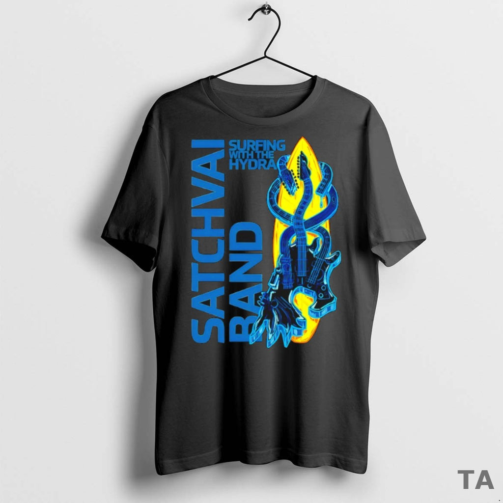Top Satchvai Band Hydra Joe Satriani T Shirt Sweater