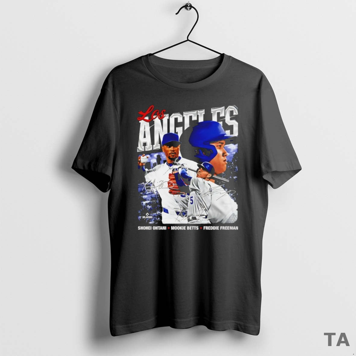 Top Shohei Ohtani Mookie Betts And Freddie Freeman Los Angeles Dodgers Trio Signature Shirt Hoodie Sweatshirt