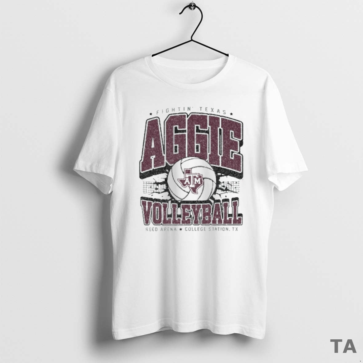 Top Texas Am Aggies Volleyball Fightin Texas Reed Arena College Station Tx Vintage Shirt Hoodie Sweatshirt | PurePodTees.com