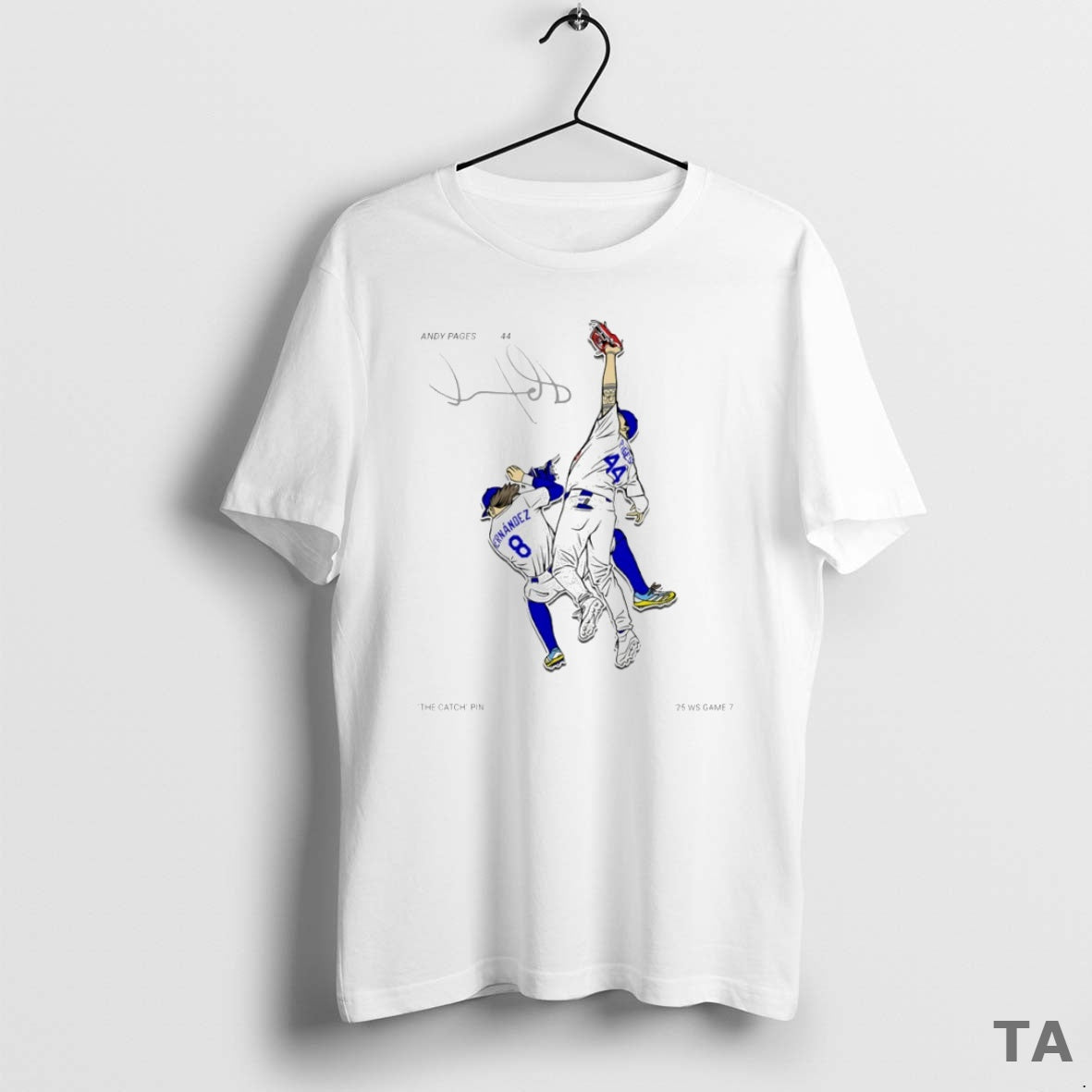 Top The Catch Andy Pages 2025 World Series Champs Los Angeles Dodgers Circle Shirt Hoodie Sweatshirt | PurePodTees.com