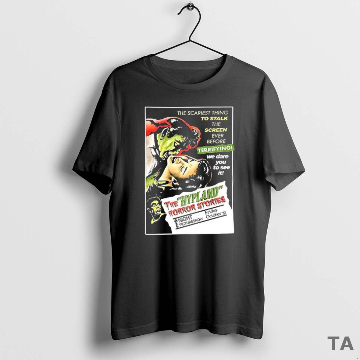 Top The Scariest Thing To Stalk The Screen Ever Before Halloween Horror Comic Shirt Hoodie Sweatshirt | PurePodTees.com