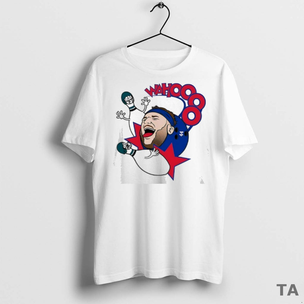 Top Wahooo Cam Skattebo New York Giants Football Bowling 44 T Shirt Sweater